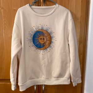 Large women’s crew neck sweater